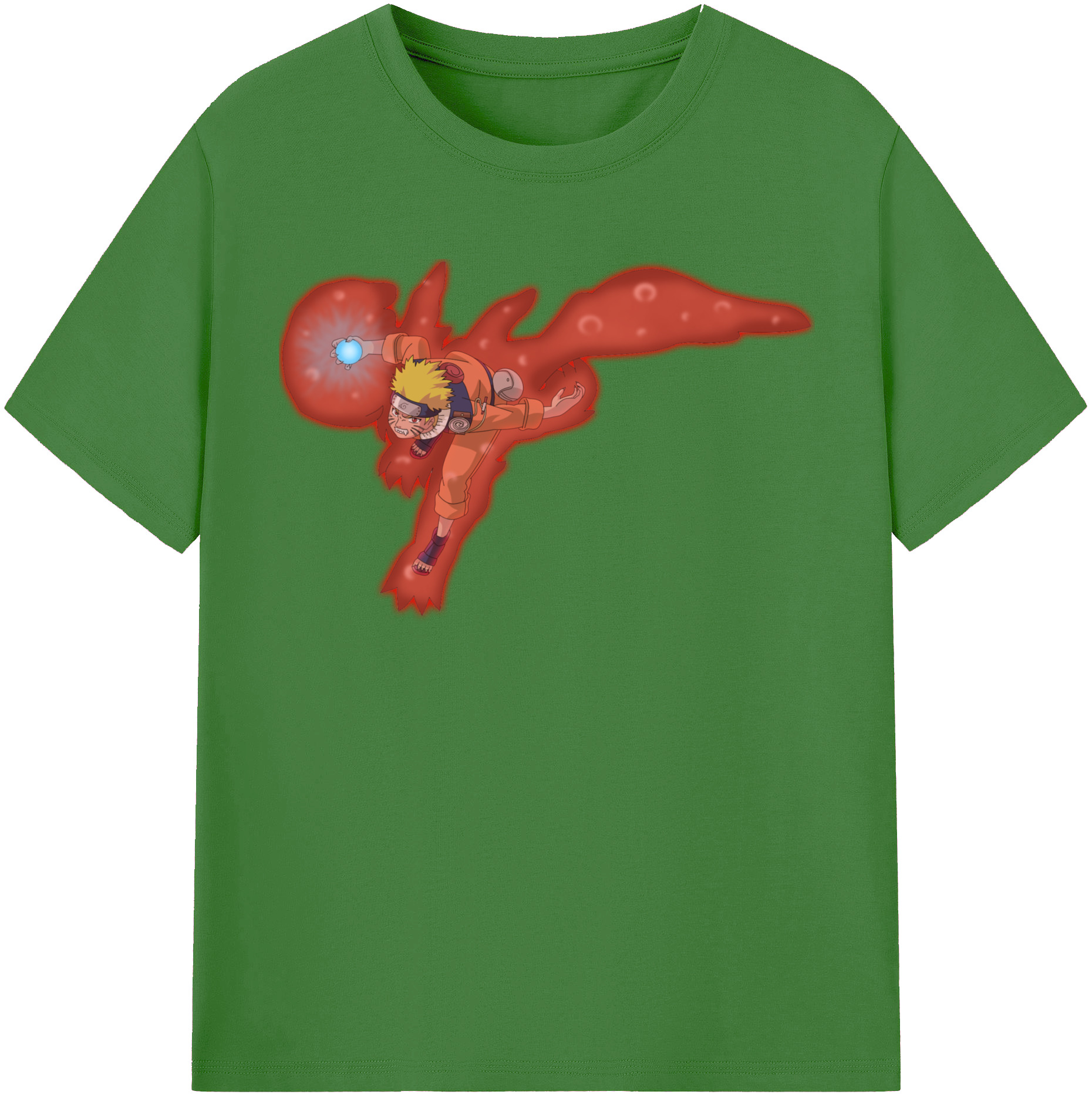 （画像用） NARUTO -ナルト- うずまき ナルト Uzumaki Naruto レディースカジュアルプリントTシャツ（綿100％）